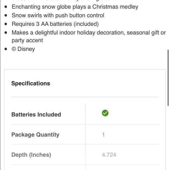 Mickey and Minnie vintage musical snow globe - Picture 8 of 8